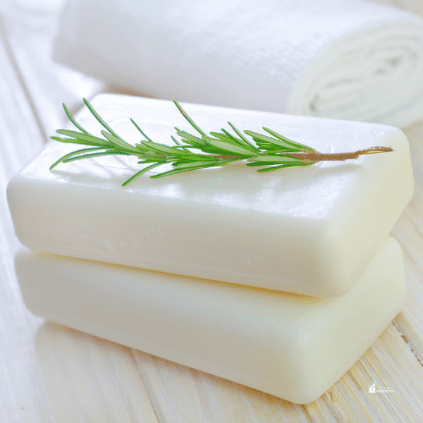 white bar soap