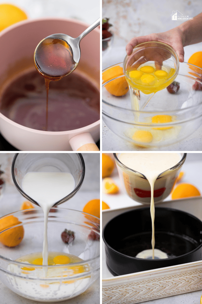 steps in making Mexican flan
