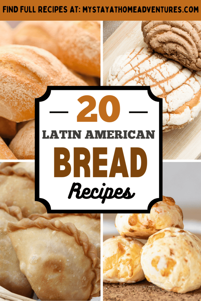 collage image of Latin American Bread Recipes