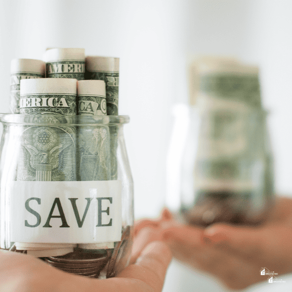 saving in a jar