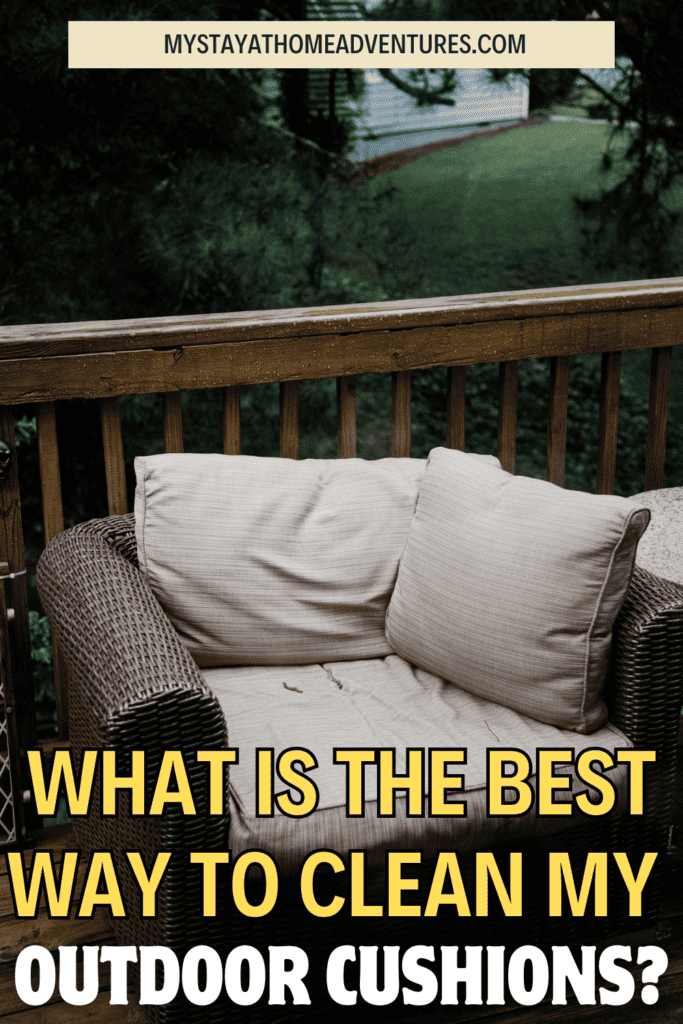 outdoor armchair with cushion