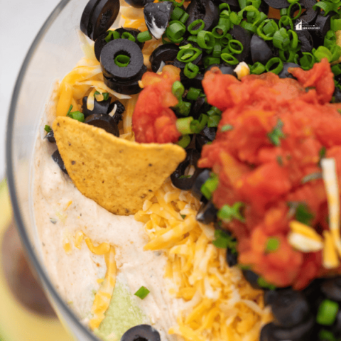 Square sized image of 7 Layer Mexican Dip