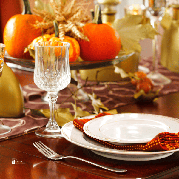 Thanksgiving holiday table decoration