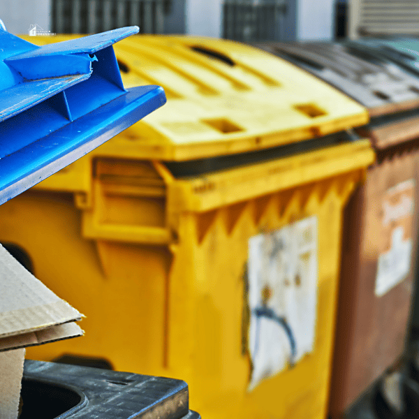 Dumpsters on the street