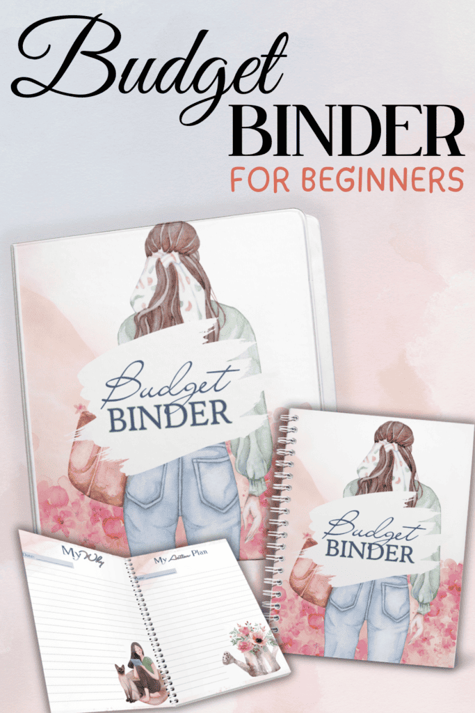 Budget Binder with text: "Budget Binder for Beginner"