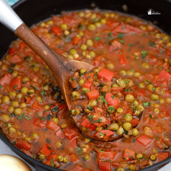 close up image of Asopao de Gandules