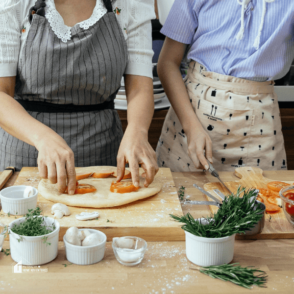 women cooking in their kitchen