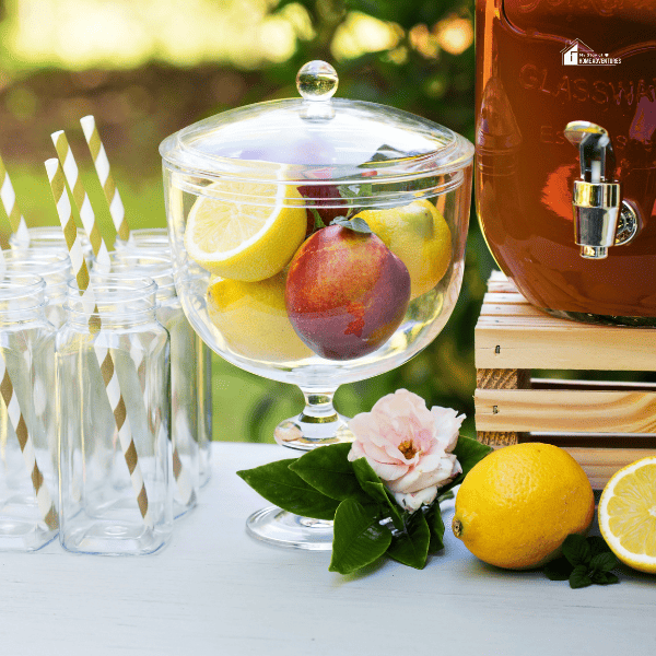 Drink Station for an Outdoor Party