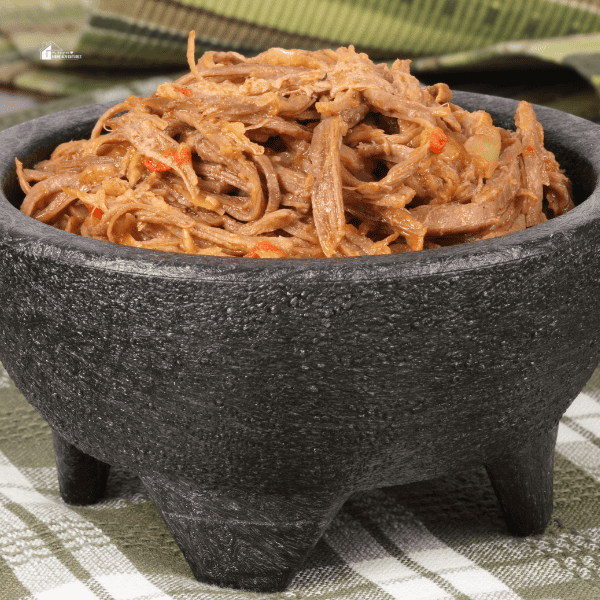 Shredded Beef in a bowl
