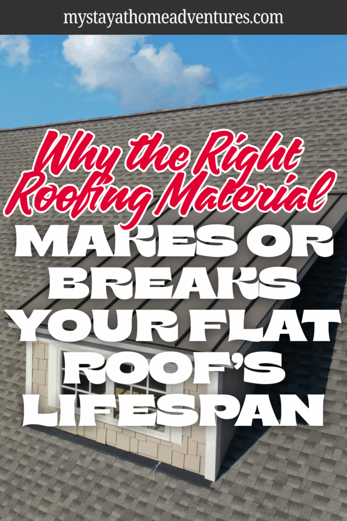A close-up of a home’s roof showing durable shingles and roofing materials under clear skies.