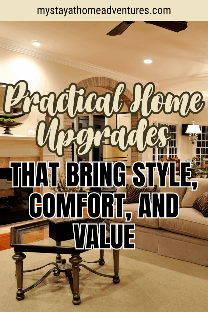 A stylish living room upgraded with a glass coffee table, fireplace, and neutral-toned seating arranged for comfort and visual appeal.