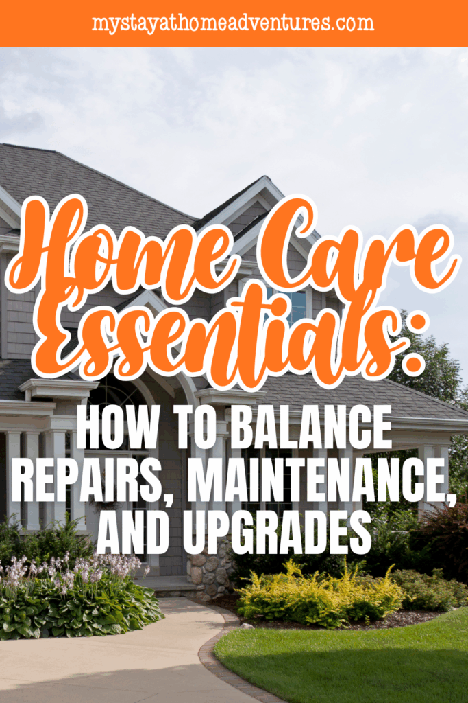 A tidy and well-kept home exterior represents the result of balancing routine maintenance, essential repairs, and smart upgrades.