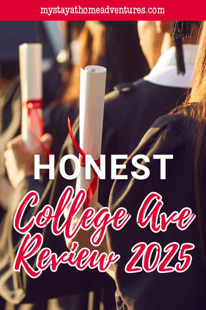 Students wearing graduation gowns hold diplomas during a ceremony, reflecting the payoff of financing options like College Ave.