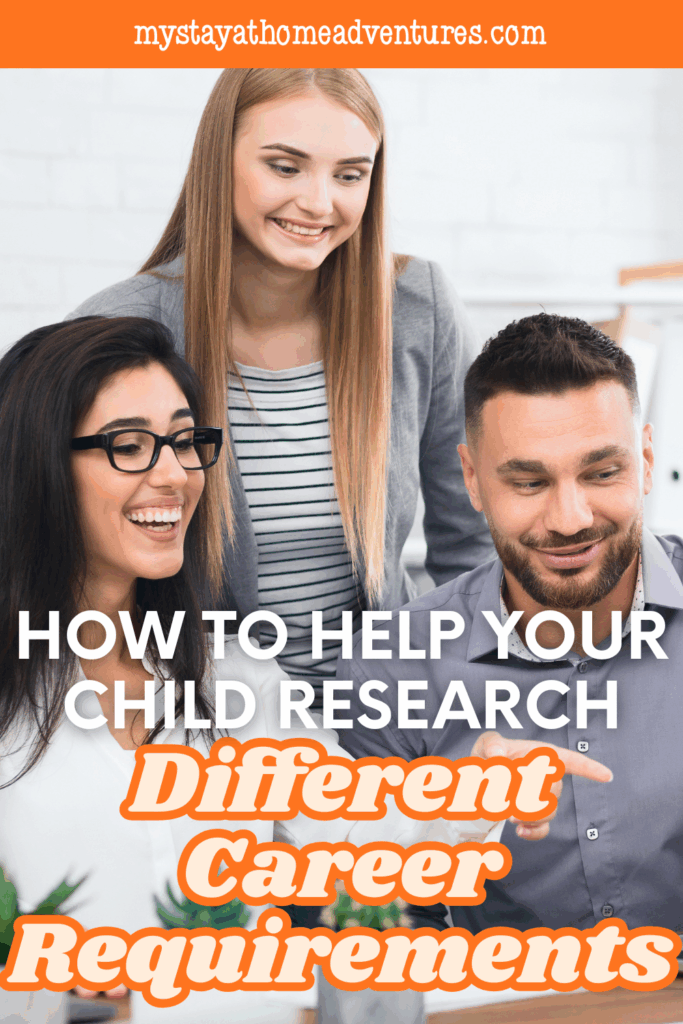 A family talk and review career-related information together in a bright workspace.