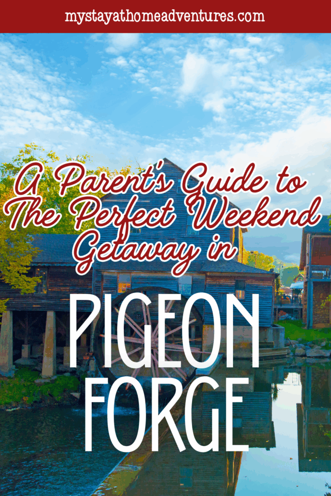 Charming riverside scene in Pigeon Forge showcasing one of the top spots families can enjoy during a weekend trip.