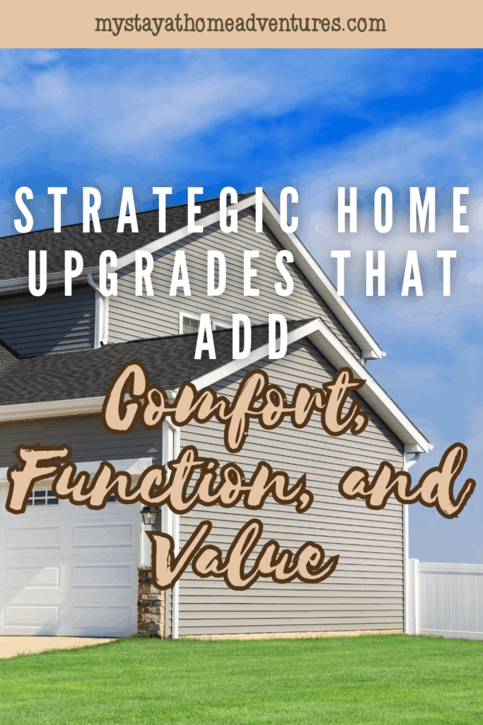 A well-kept home exterior representing smart upgrades that boost curb appeal, function, and overall home value.