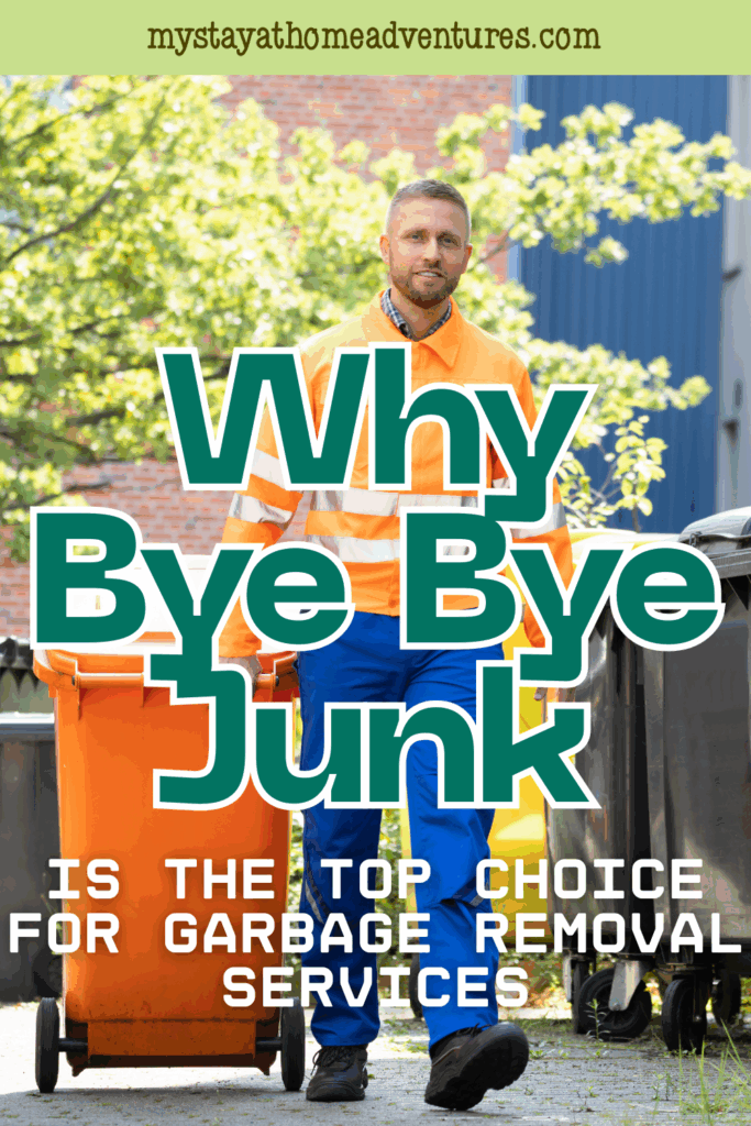 A sanitation worker stands confidently by outdoor bins, symbolizing professional garbage removal services.