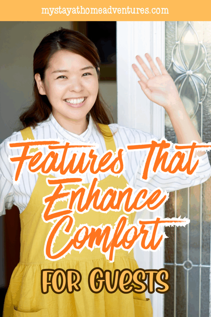 A friendly host waves at the door, representing the welcoming environment and personal touches that make guests feel at home.