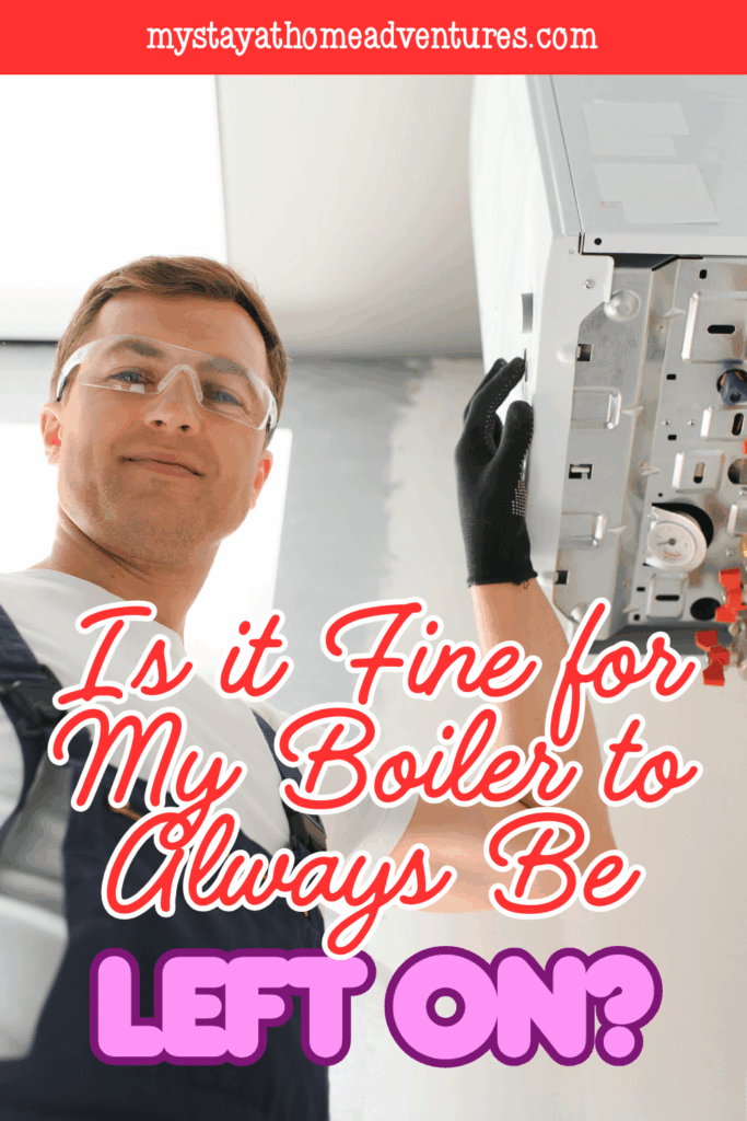 A professional in safety goggles services a residential boiler, ensuring proper function and efficiency.