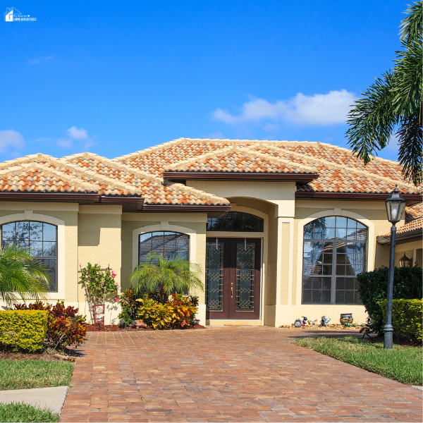 A well-kept single-story home with a welcoming entryway, representing housing options often considered by people purchasing their first property.