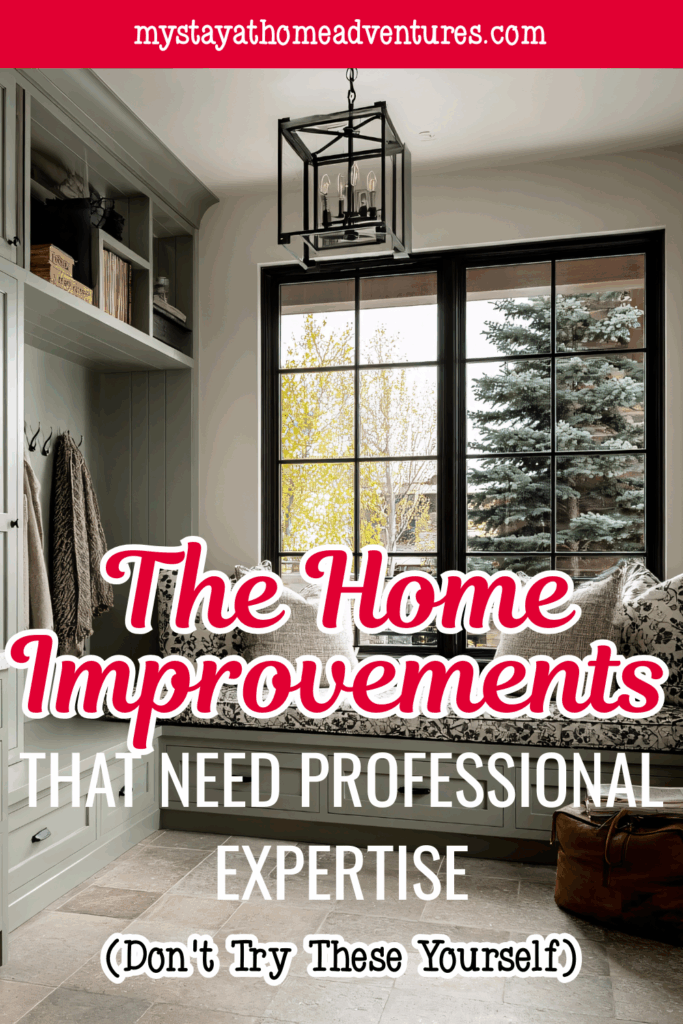 A beautifully finished interior window nook with custom trim and fixtures, representing the results of professionally done home upgrades.