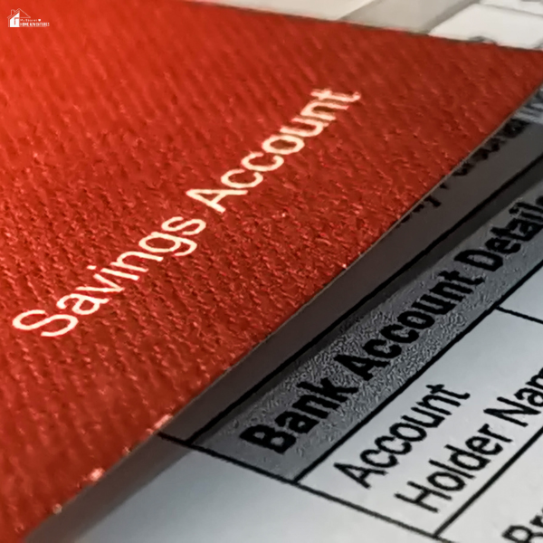 A close-up of banking tools that support smarter money management and help stretch a family’s budget.