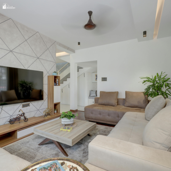 A modern living room shows how small decor changes can transform your space without big renovations.