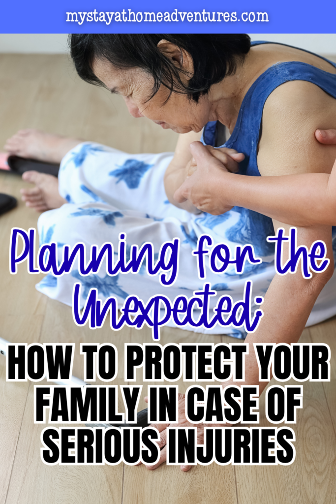 Older adult experiencing chest discomfort while seated on the floor, illustrating the importance of planning for serious injuries and medical emergencies at home.