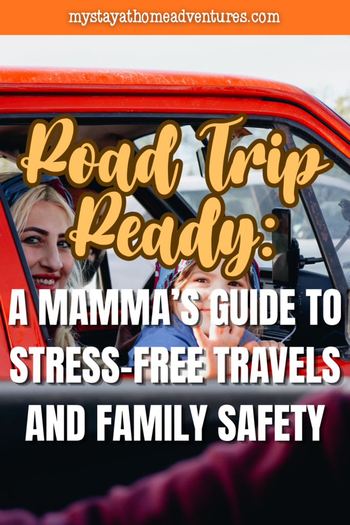 Mother and child smiling inside a car, highlighting family road trip preparation, safe travel habits, and enjoyable journeys together.