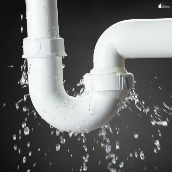 Leaking plumbing pipe under a sink showing urgent home maintenance problem that should not be ignored.