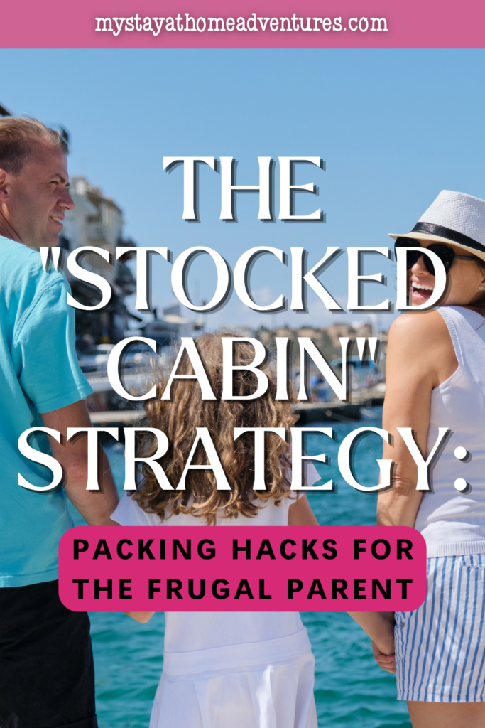 Family walking near the water on vacation, reflecting how planning ahead with essentials helps parents enjoy stress-free and affordable trips.