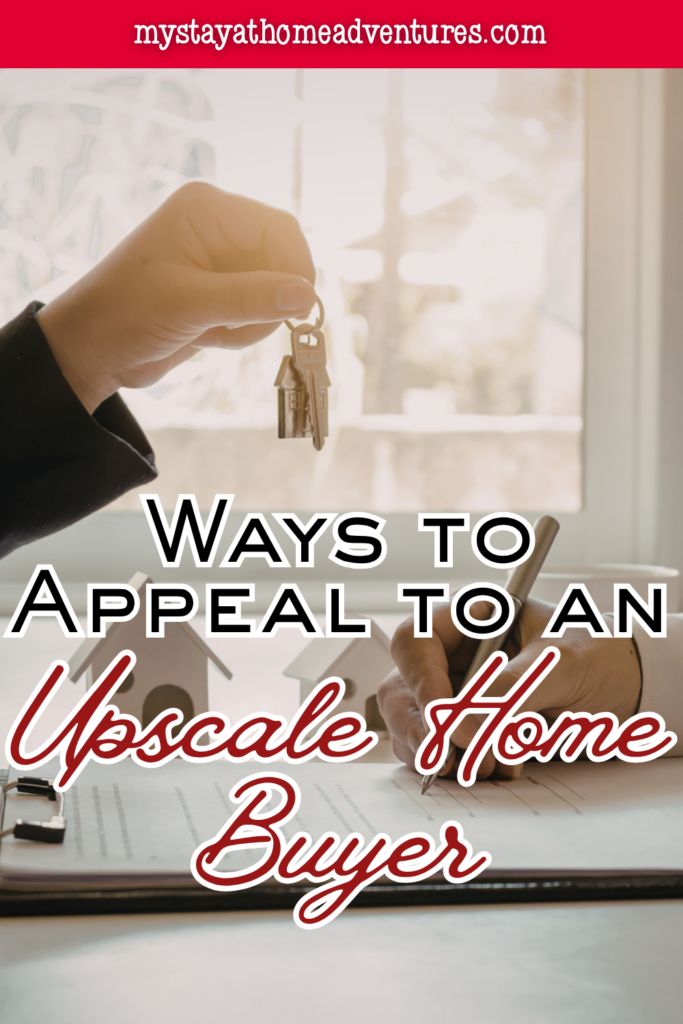 Buyer signing home purchase papers with keys on the table for a property that appeals to an upscale home buyer.