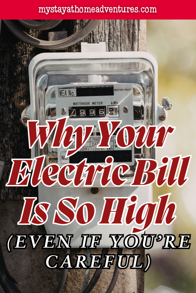 Outdoor electrical meter mounted on a wall representing energy usage and rising electricity bills in a household.