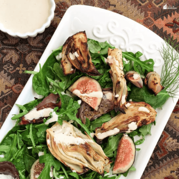 Roasted fennel salad for easy summer salad recipes.