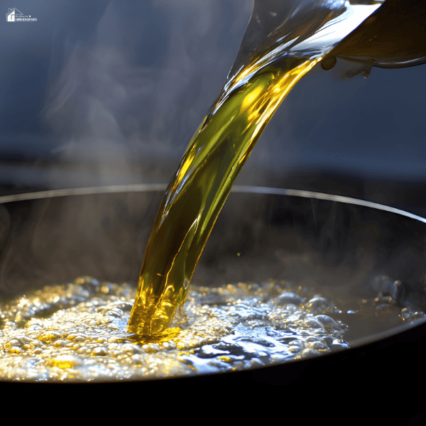 Wine being added to a hot pan during meal preparation to build flavor for sauces and savory dishes.