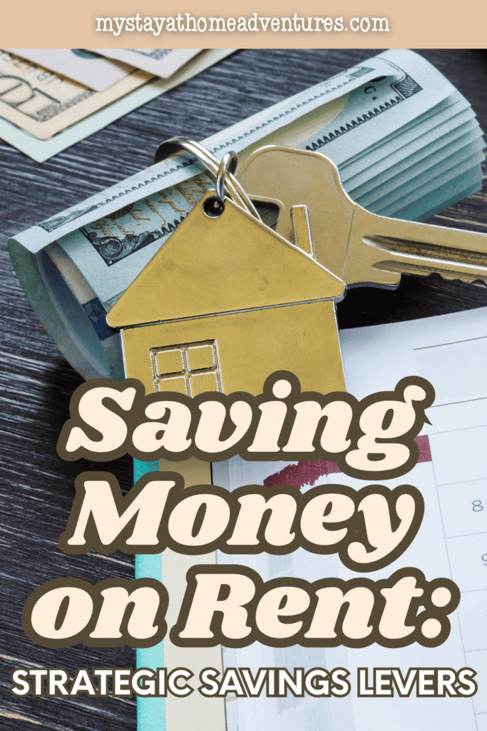House key placed on cash and financial paperwork to represent smart budgeting and ways to reduce monthly housing expenses.