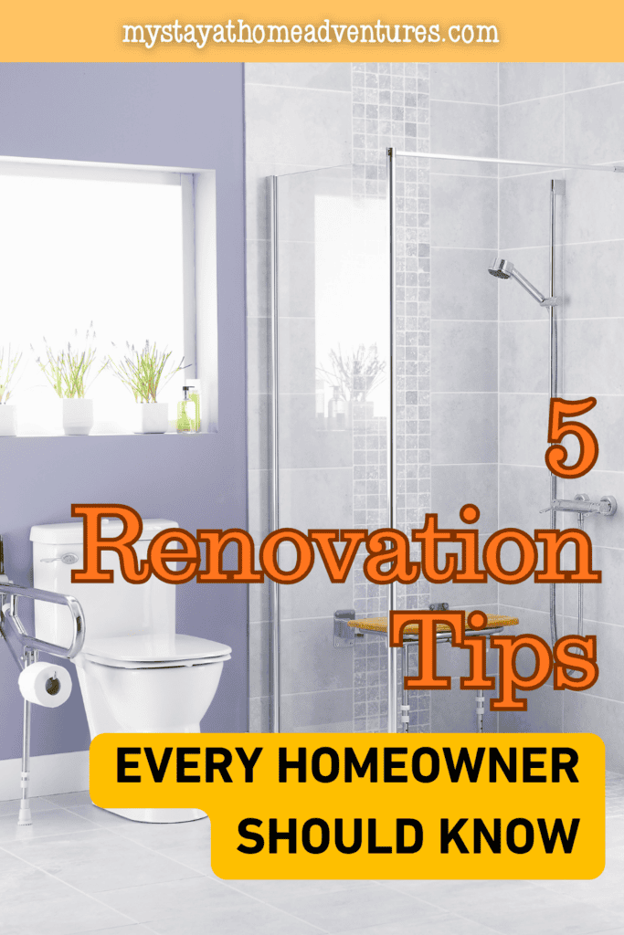 Accessible bathroom remodel with a walk-in shower, support rails, and practical design features for long-term comfort and safety.