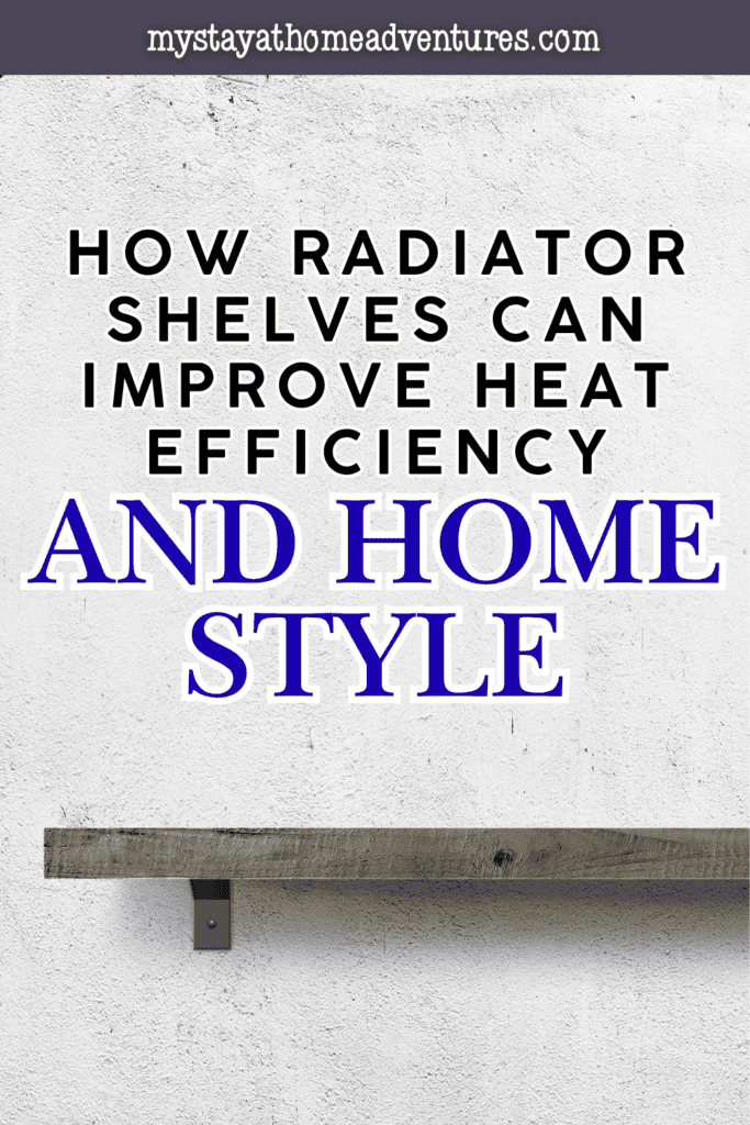 Wooden radiator shelf mounted above a heating unit, combining practical heat management with stylish home decor.