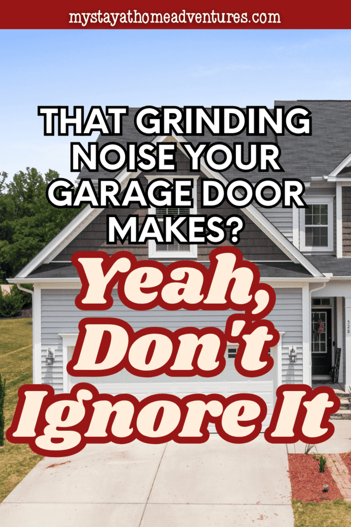 Suburban house with a closed garage door, illustrating the importance of addressing unusual garage door operation and maintenance issues.