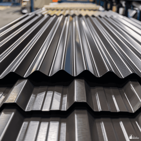 Metal roofing sheets with raised profiles designed for weather resistance, longevity, and low maintenance.
