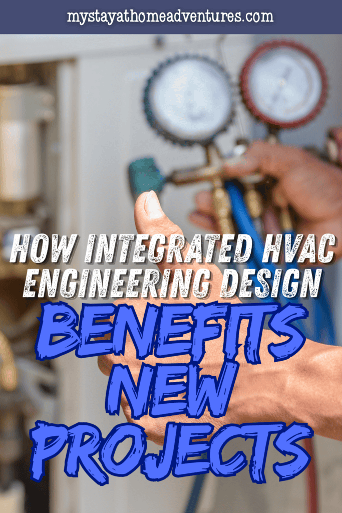 A technician checks commercial climate control equipment as part of an integrated HVAC engineering plan to improve building performance and energy efficiency.