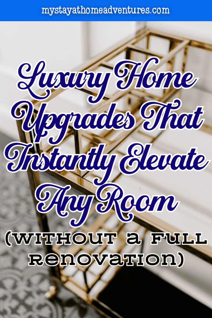 Elegant gold-accented furniture detail that illustrates how luxury home upgrades can elevate any room without a complete renovation.