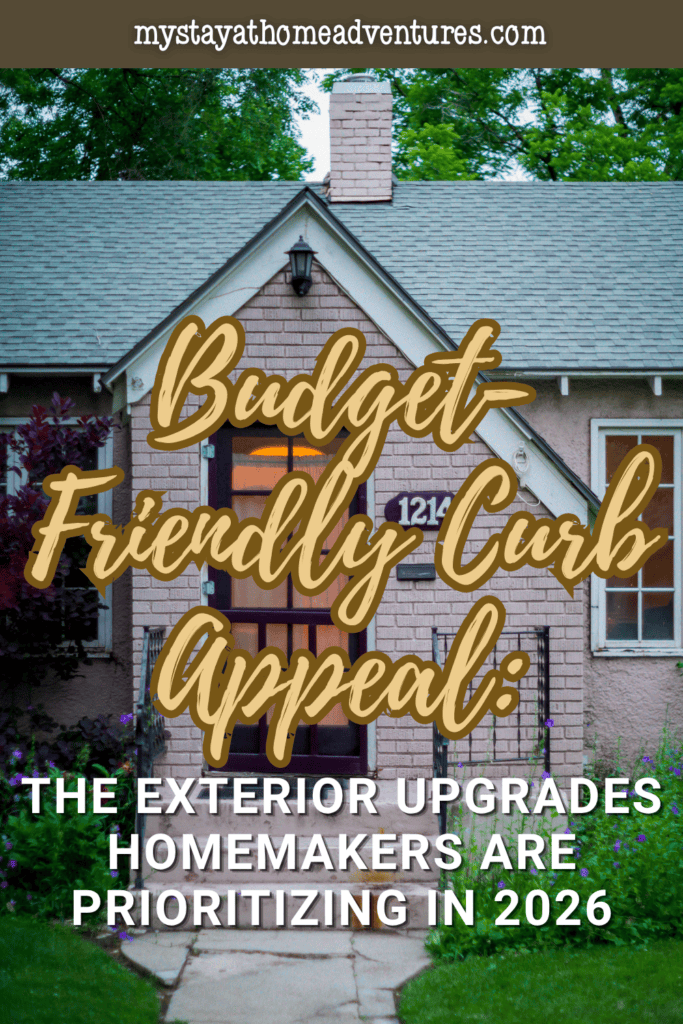 Front exterior of a modest home with a landscaped walkway, mature greenery, and classic architectural details that enhance curb appeal.