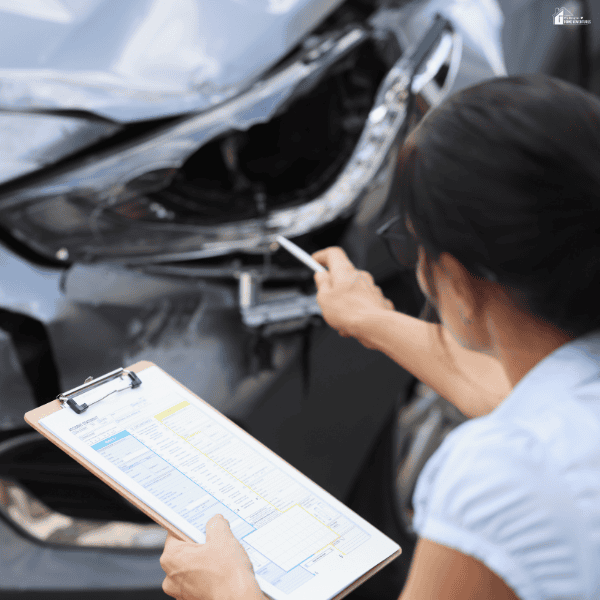 View from inside a moving car, representing uninsured-driver coverage and the financial protection it may provide after a serious collision.